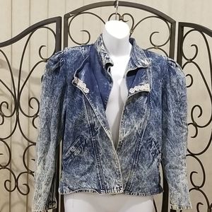MARIE CLARENSE Vintage blue jean jacket